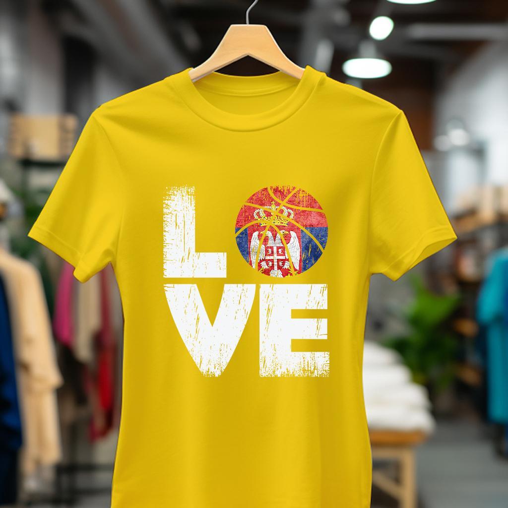 Camiseta Ženska majica sa štampanim printom Cam 998, Zlatne boje