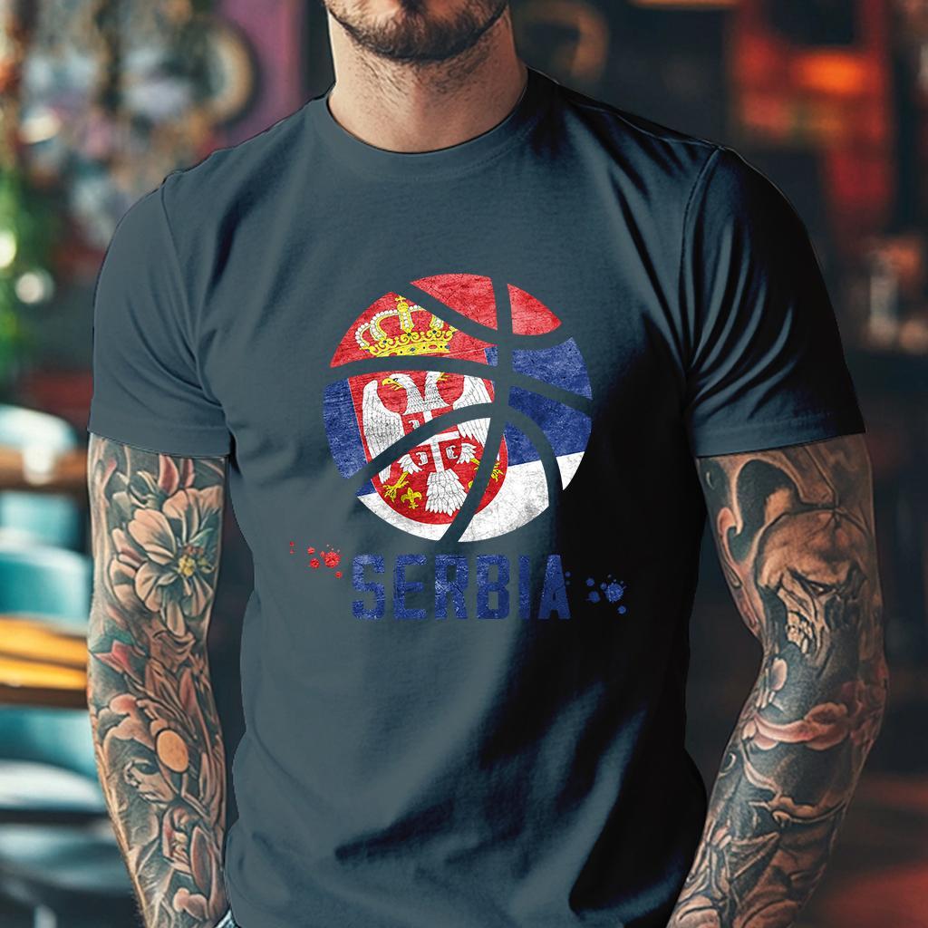 Camiseta Muška majica sa štampanim printom Cam 993, Siva
