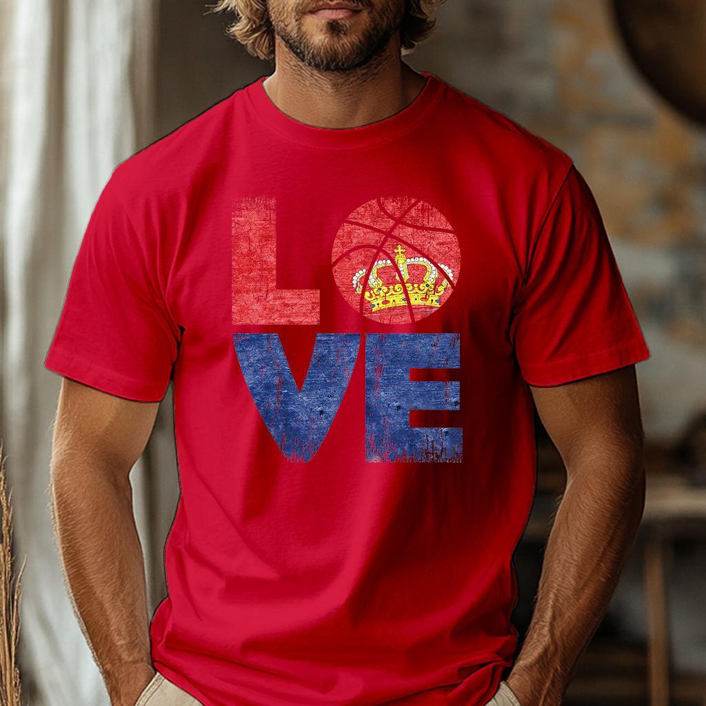 Camiseta Muška majica sa štampanim printom Cam 992, Crvena