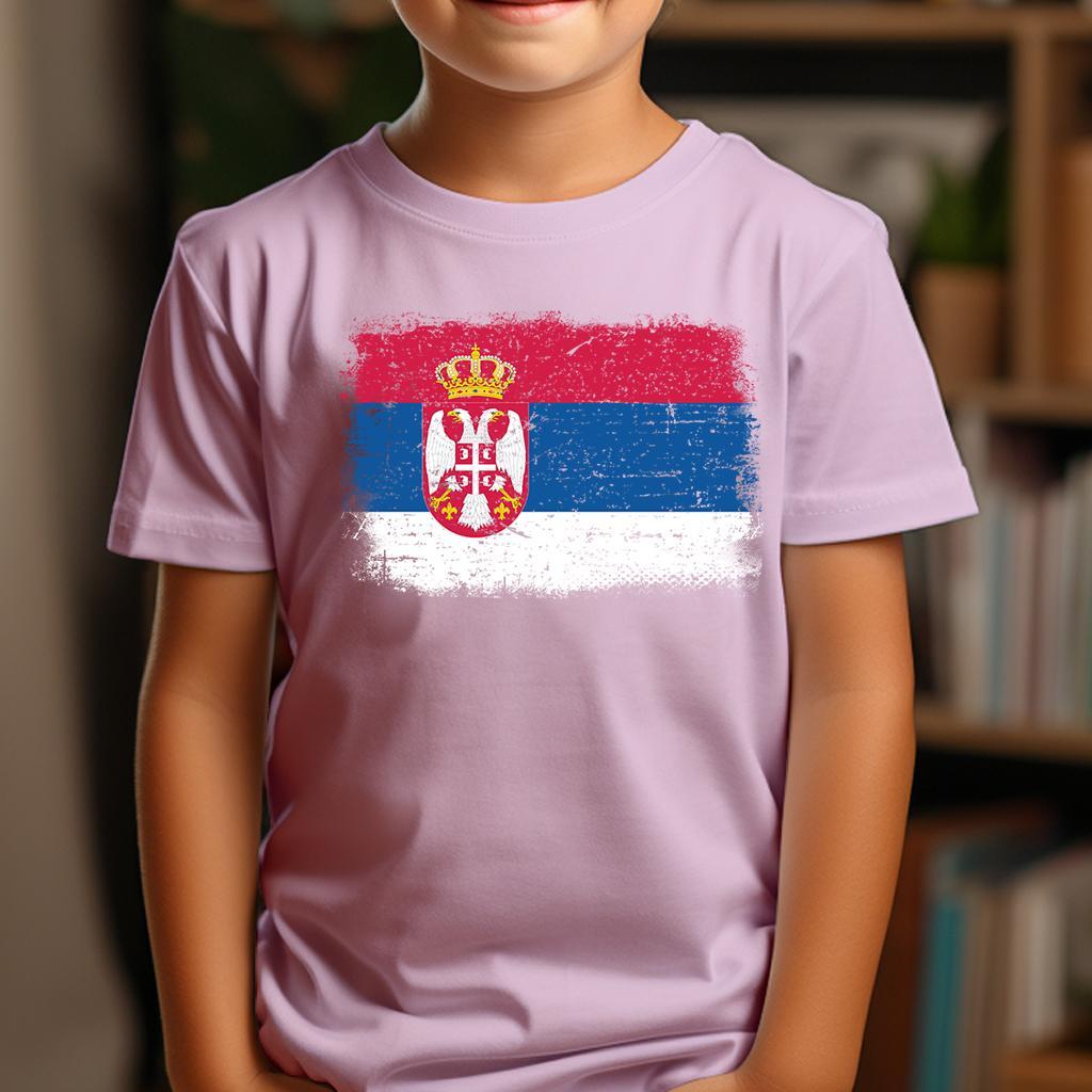 Camiseta Dečija majica sa štampanim printom Cam 997, Svetloroze