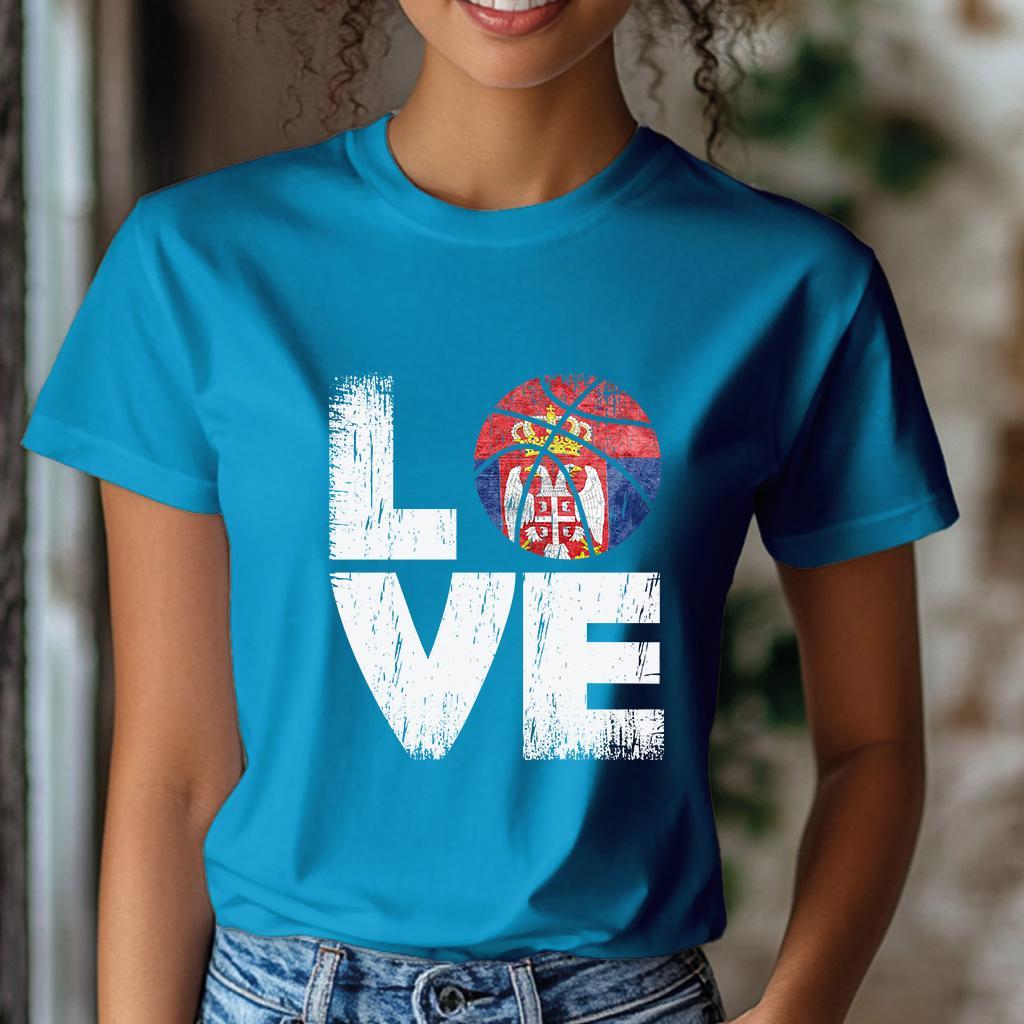 Camiseta Ženska majica sa štampanim printom Cam 998, Akva