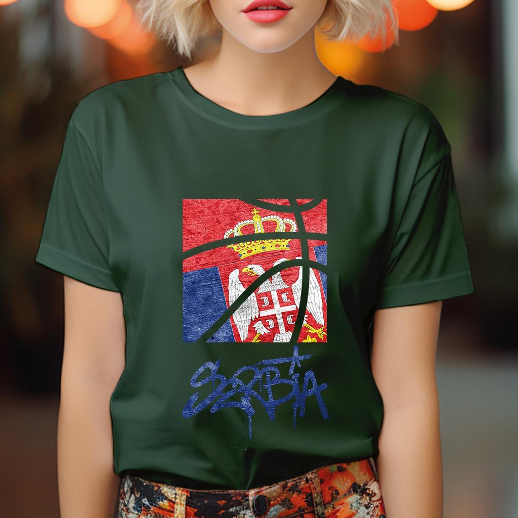 Camiseta Ženska majica sa štampanim printom Cam 995, Zimzelena