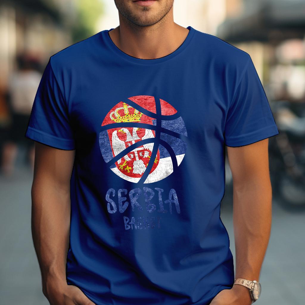 Camiseta Muška majica sa štampanim printom Cam 996, Borovnica