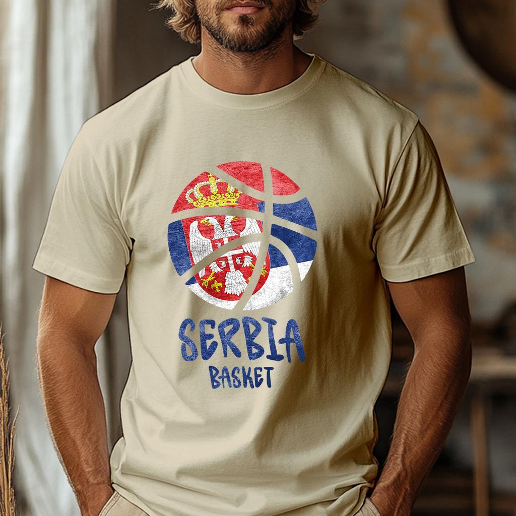 Camiseta Muška majica sa štampanim printom Cam 996, Krem