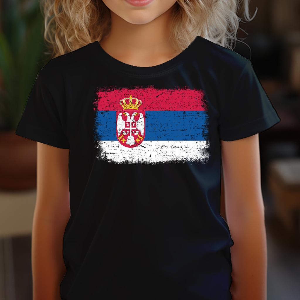 Camiseta Dečija majica sa štampanim printom Cam 997, Crna