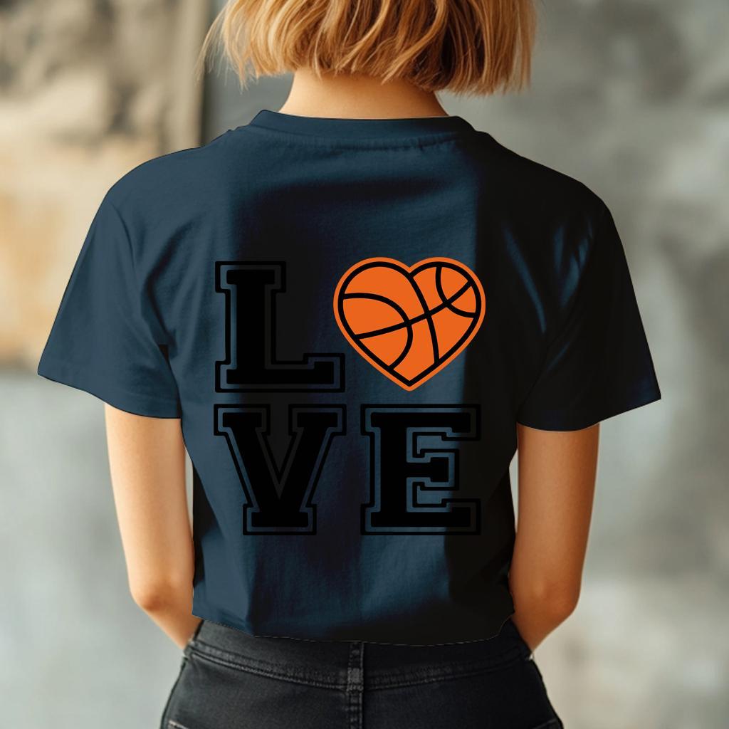 Camiseta Ženska majica sa štampanim printom Cam 4006, Tamnoplava