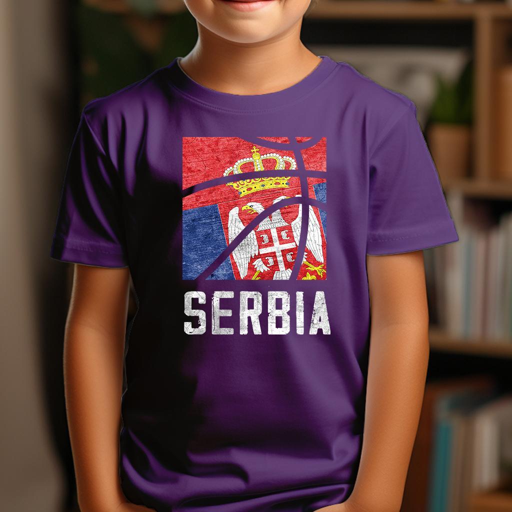 Camiseta Dečija majica sa štampanim printom Cam 994, Patlidžan