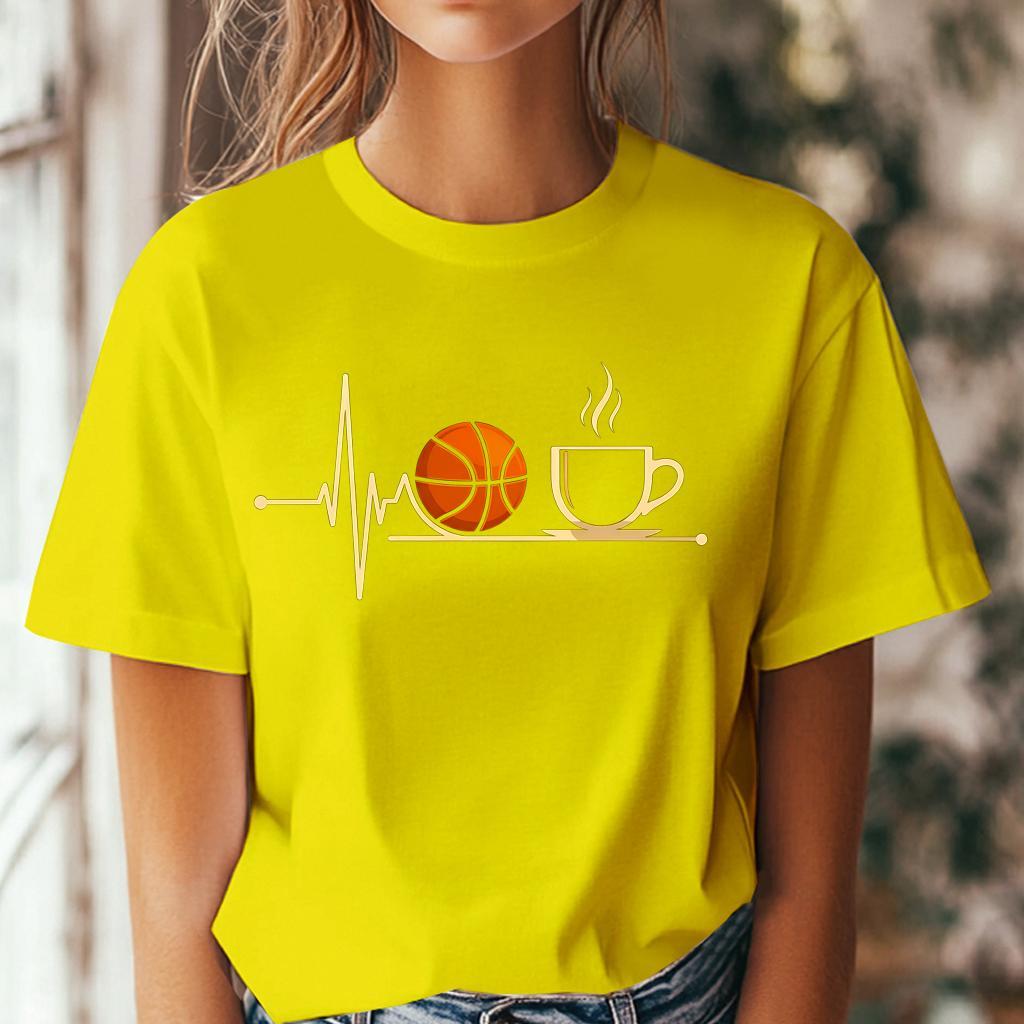 Camiseta Ženska majica sa štampanim printom Cam 4010, Žuta