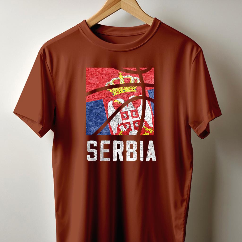 Camiseta Muška majica sa štampanim printom Cam 994, Terakota
