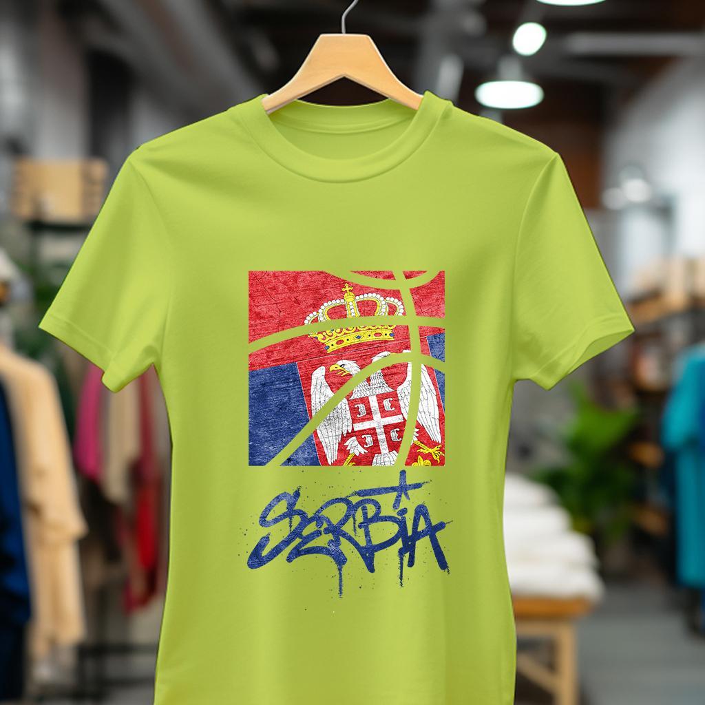 Camiseta Ženska majica sa štampanim printom Cam 995, Limeta