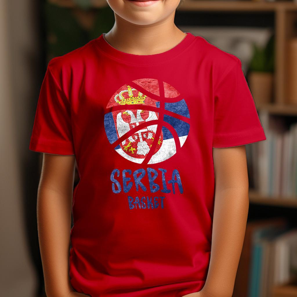 Camiseta Dečija majica sa štampanim printom Cam 996, Crvena