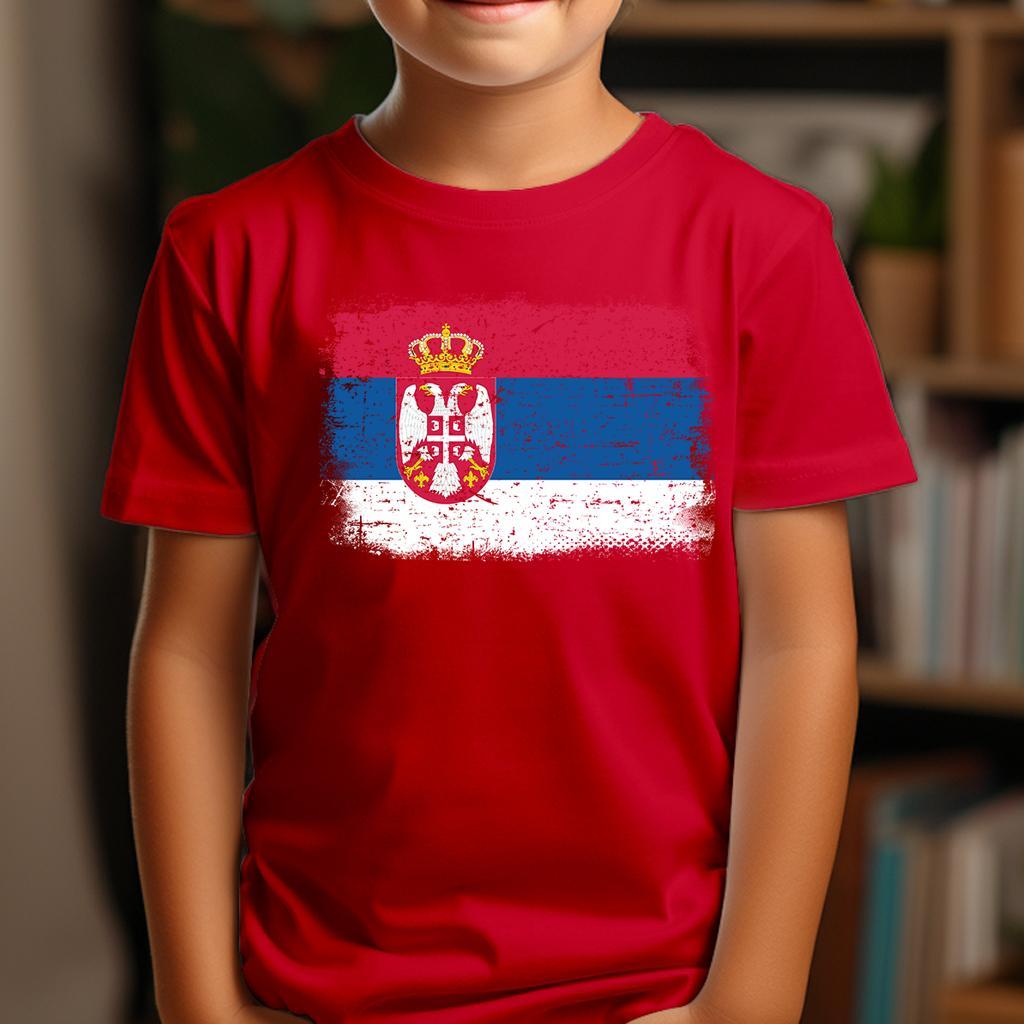 Camiseta Dečija majica sa štampanim printom Cam 997, Crvena