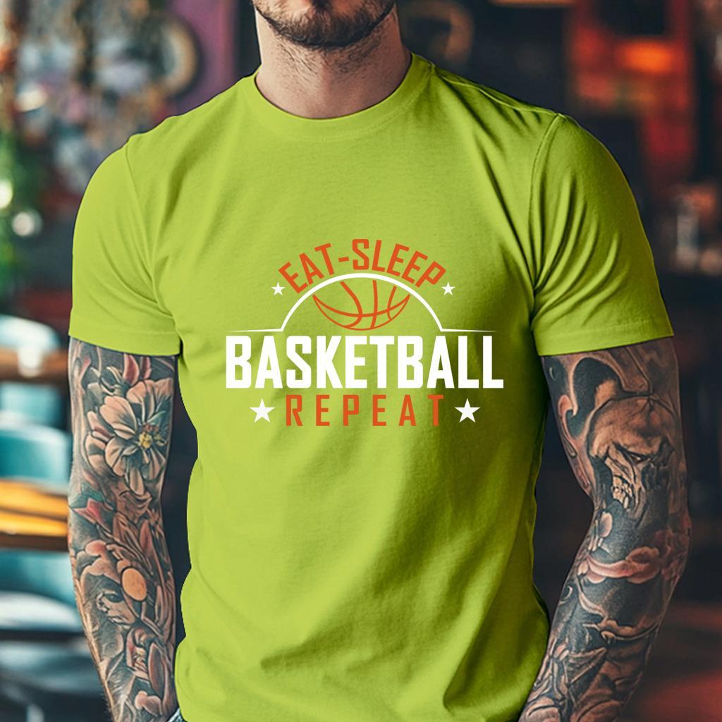 Camiseta Muška majica sa štampanim printom Cam 4009, Limeta