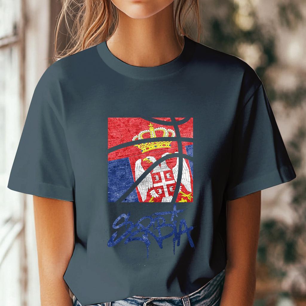 Camiseta Ženska majica sa štampanim printom Cam 995, Siva
