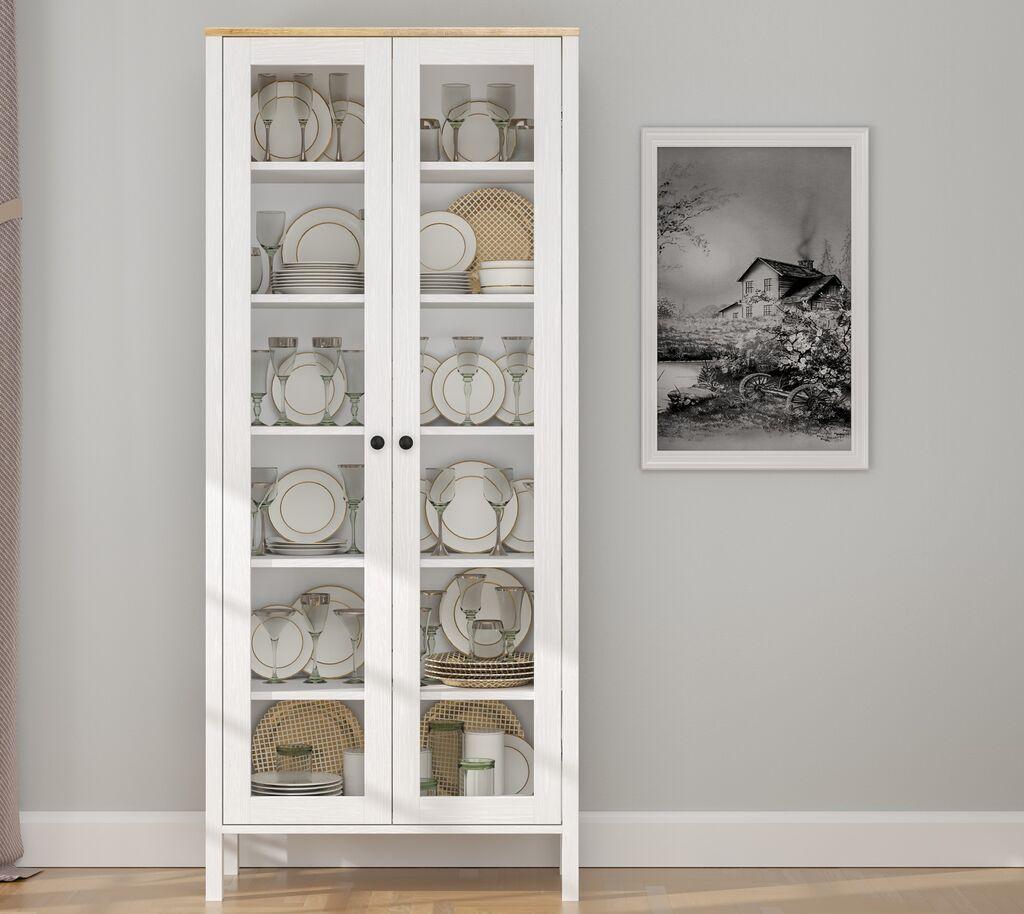 Hanah Home Polica za knjige FRN-20074, 83x194x35 cm, Bela