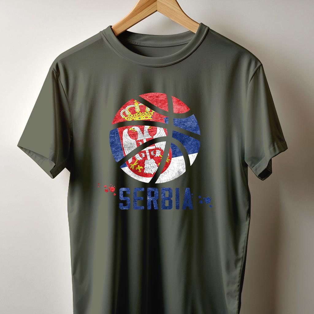 Camiseta Muška majica sa štampanim printom Cam 993, Maslinasta