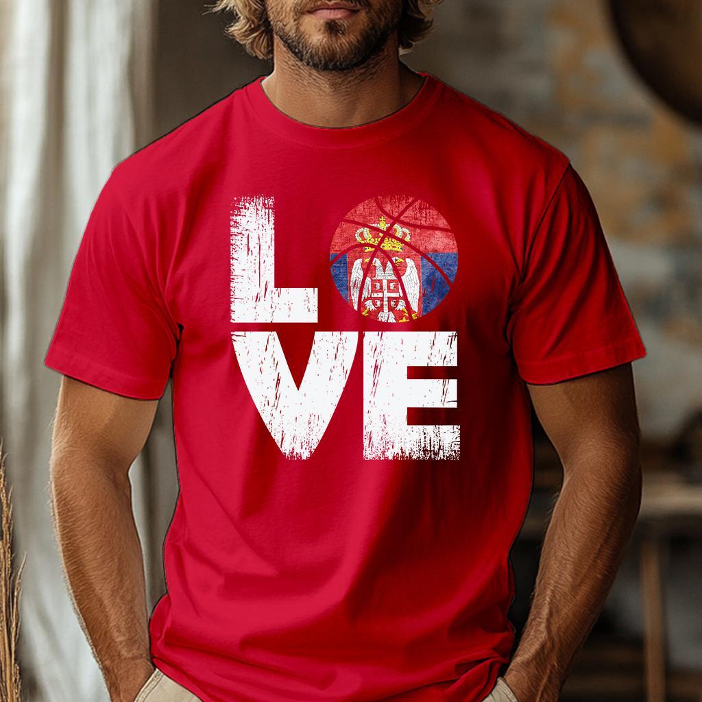 Camiseta Muška majica sa štampanim printom Cam 998, Crvena