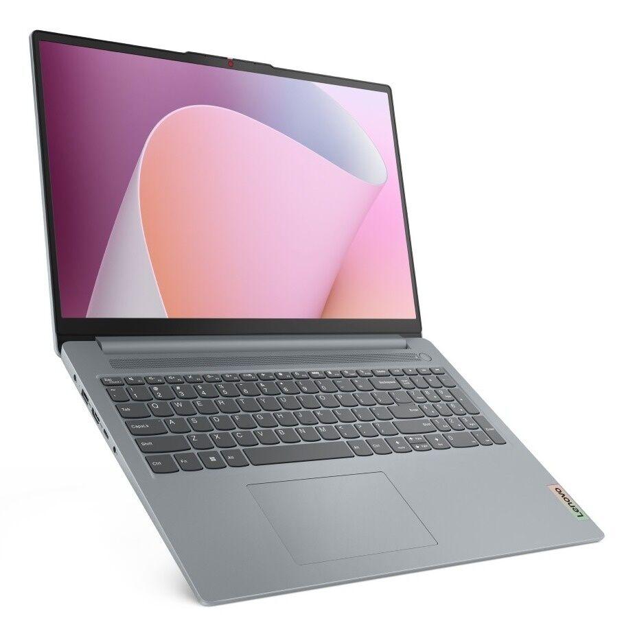 Lenovol Laptop IdeaPad Slim 3 15ABR8, 15.6"  FHD, Ryzen 7-5825U, 8GB, 512GB SSD, DOS, Sivi
