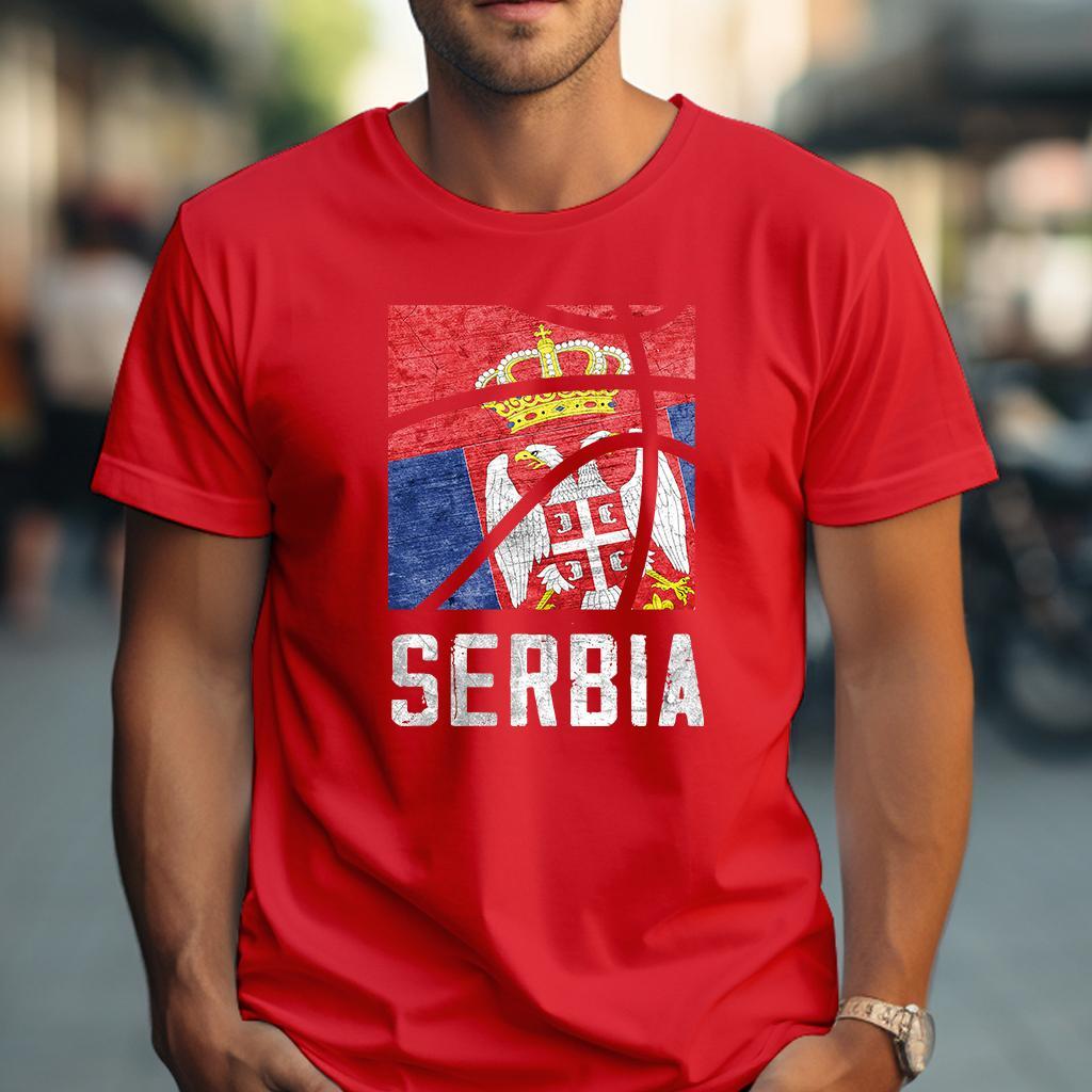 Camiseta Muška majica sa štampanim printom Cam 994, Grimizna