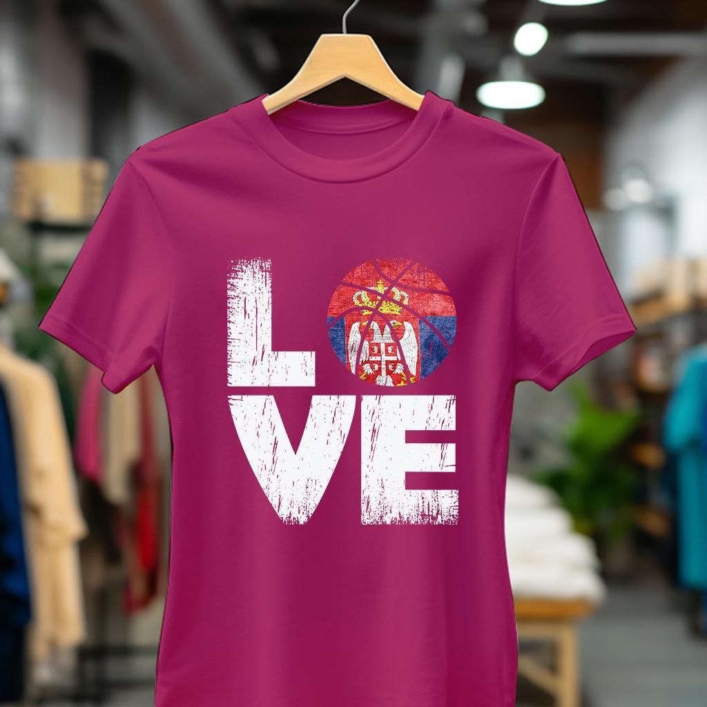 Camiseta Ženska majica sa štampanim printom Cam 998, Ružičasta