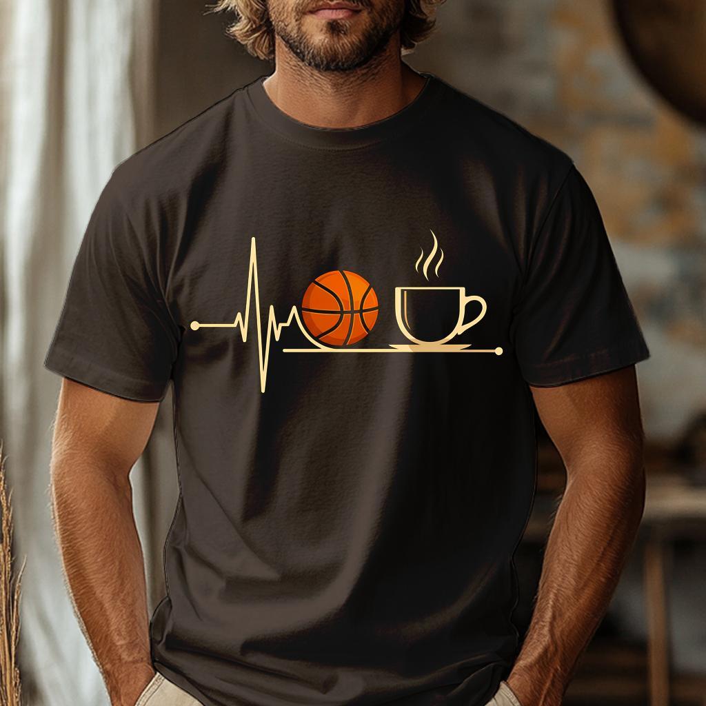 Camiseta Muška majica sa štampanim printom Cam 4010, Čokolada