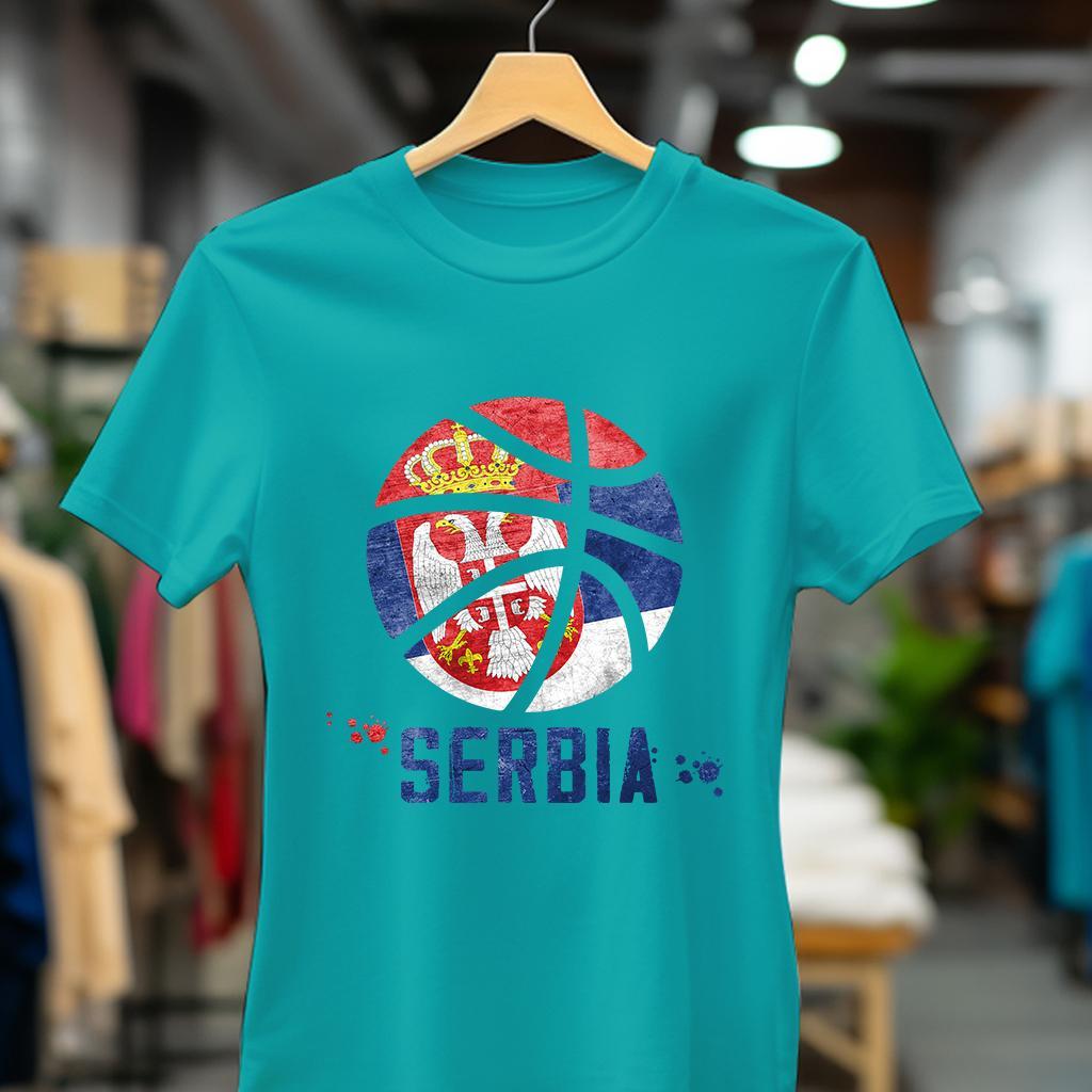 Camiseta Ženska majica sa štampanim printom Cam 993, Tirkizna