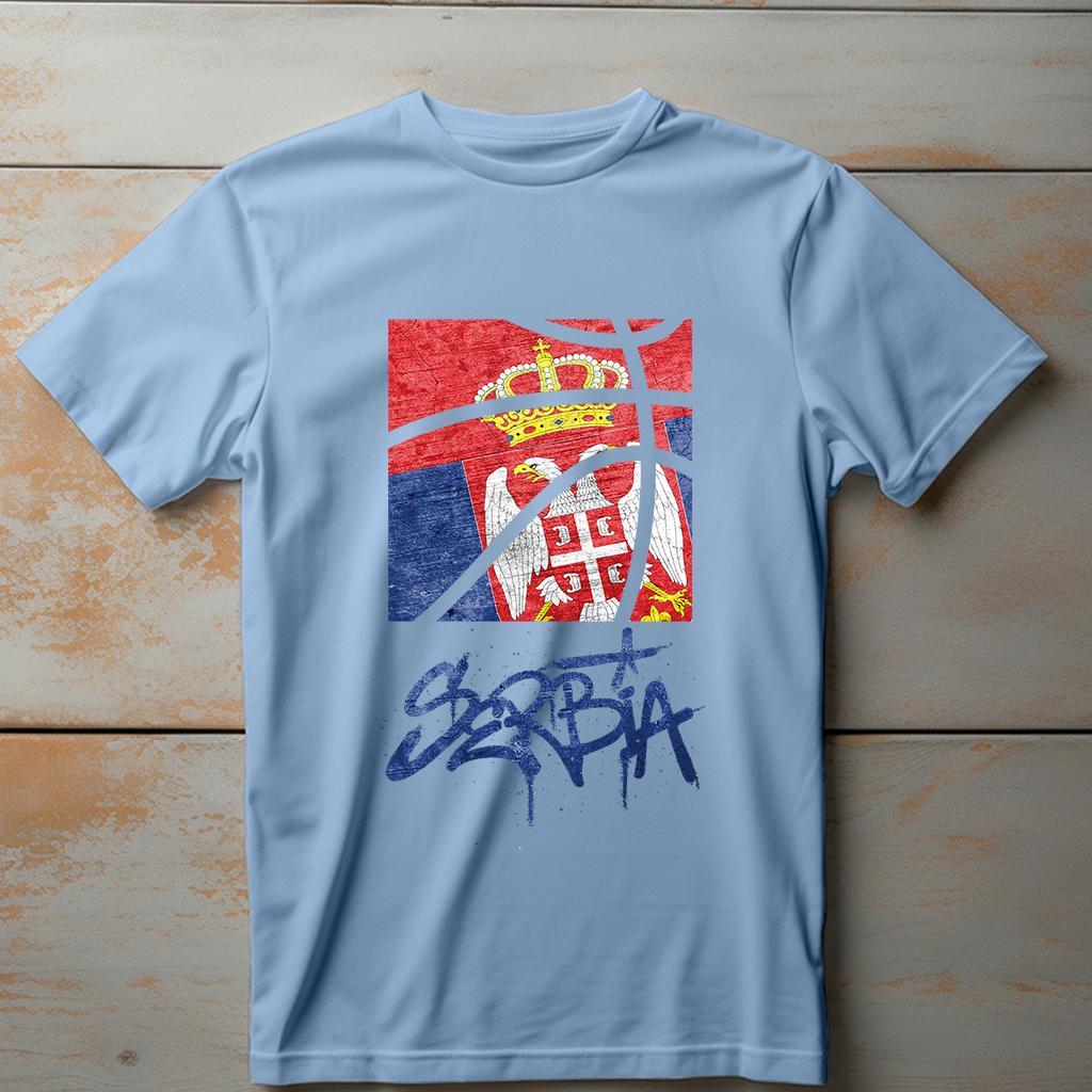 Camiseta Dečija majica sa štampanim printom Cam 995, Cijan