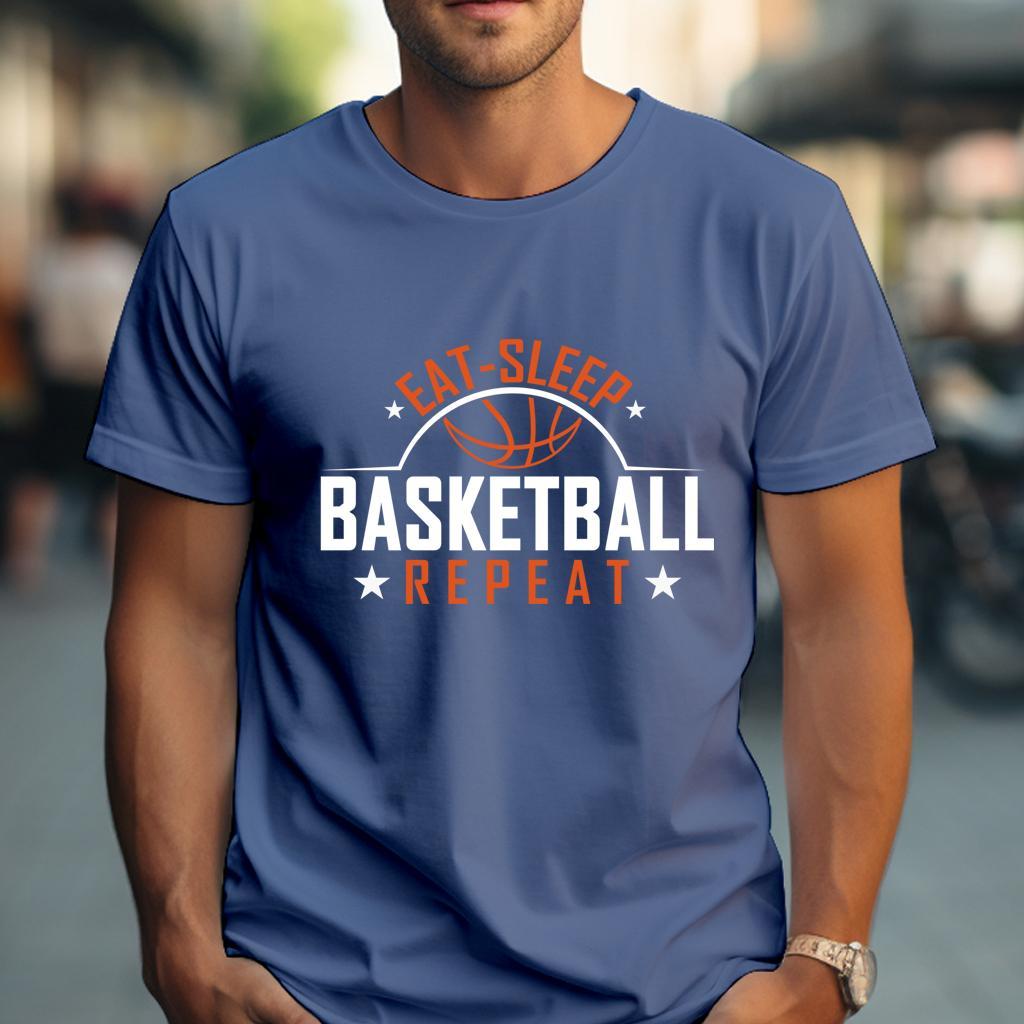 Camiseta Muška majica sa štampanim printom Cam 4009, Plava