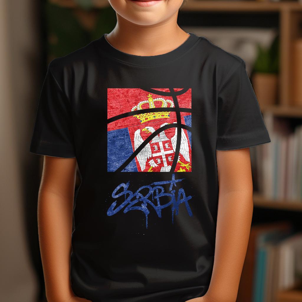 Camiseta Dečija majica sa štampanim printom Cam 995, Crna