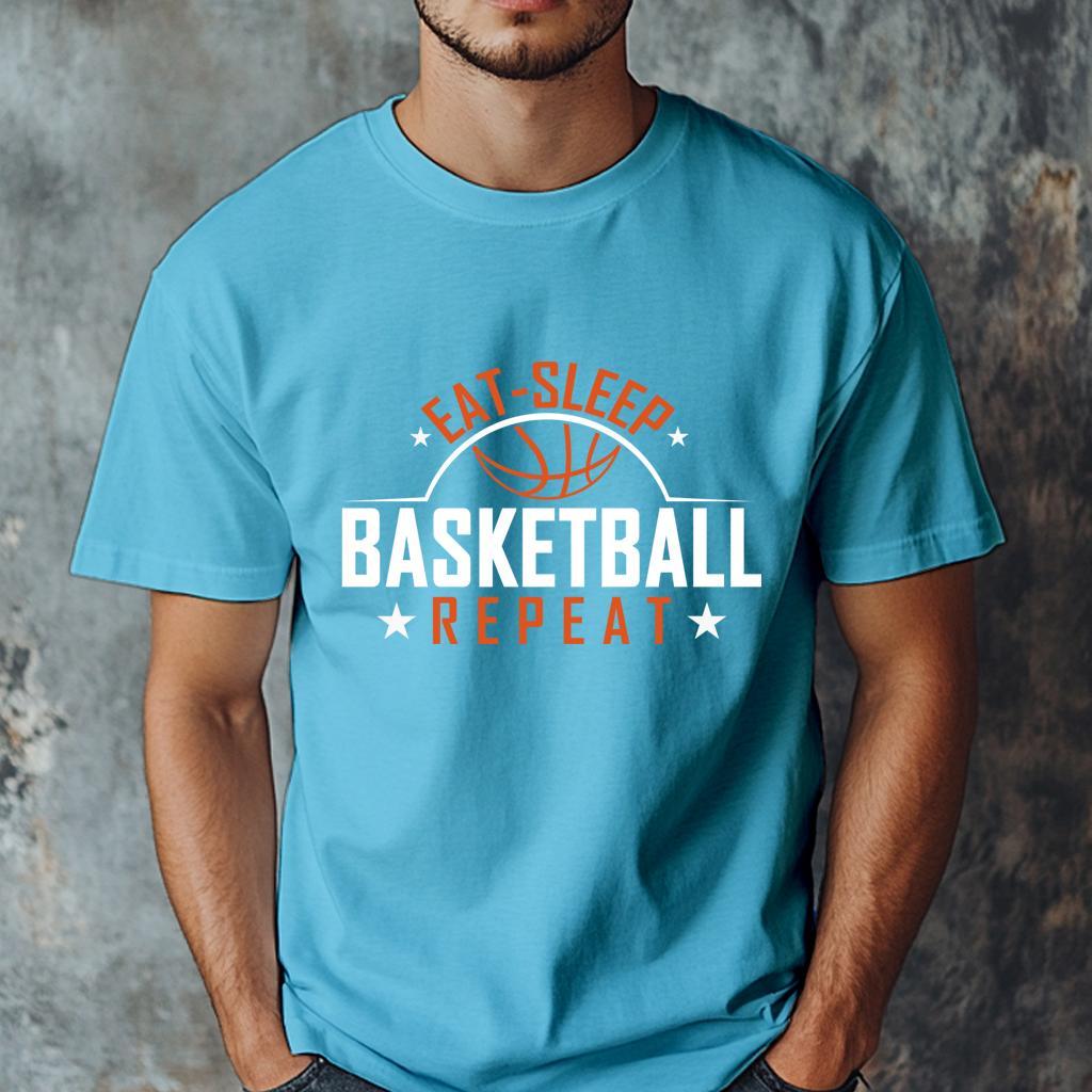 Camiseta Muška majica sa štampanim printom Cam 4009, Akvamarin