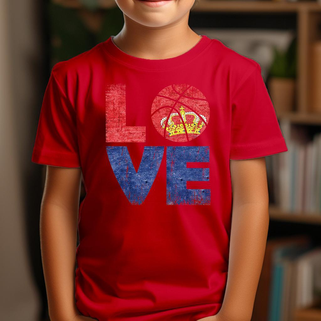 Camiseta Dečija majica sa štampanim printom Cam 992, Crvena