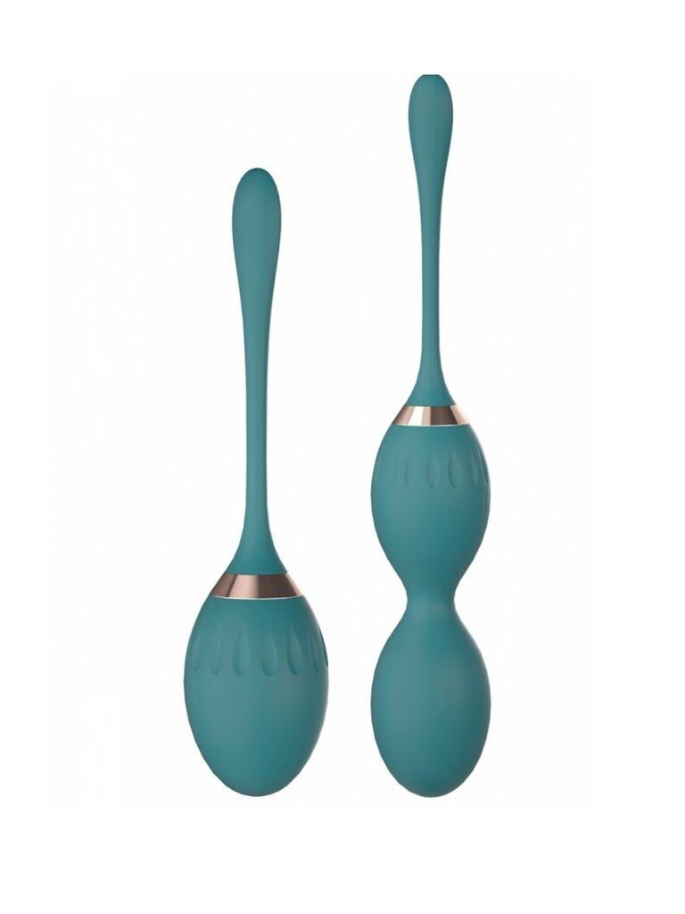 Vibro jaje Kegel Balls, 19.8cm, Zeleni