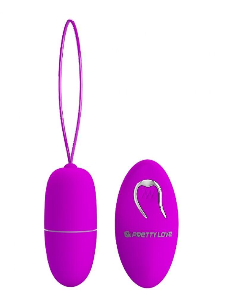 Vibro jaje Pretty Love Selkie, 6.9cm, Ljubičasto