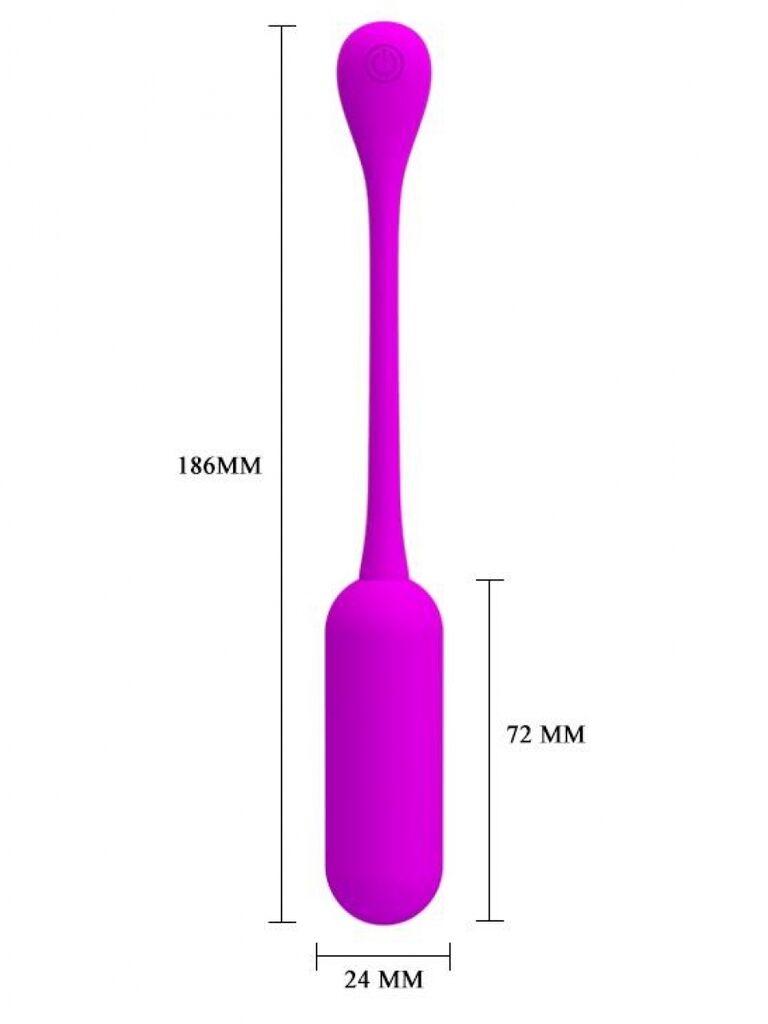 Vibro jaje Pretty Love Lechies, 7.2cm, Ljubičasto