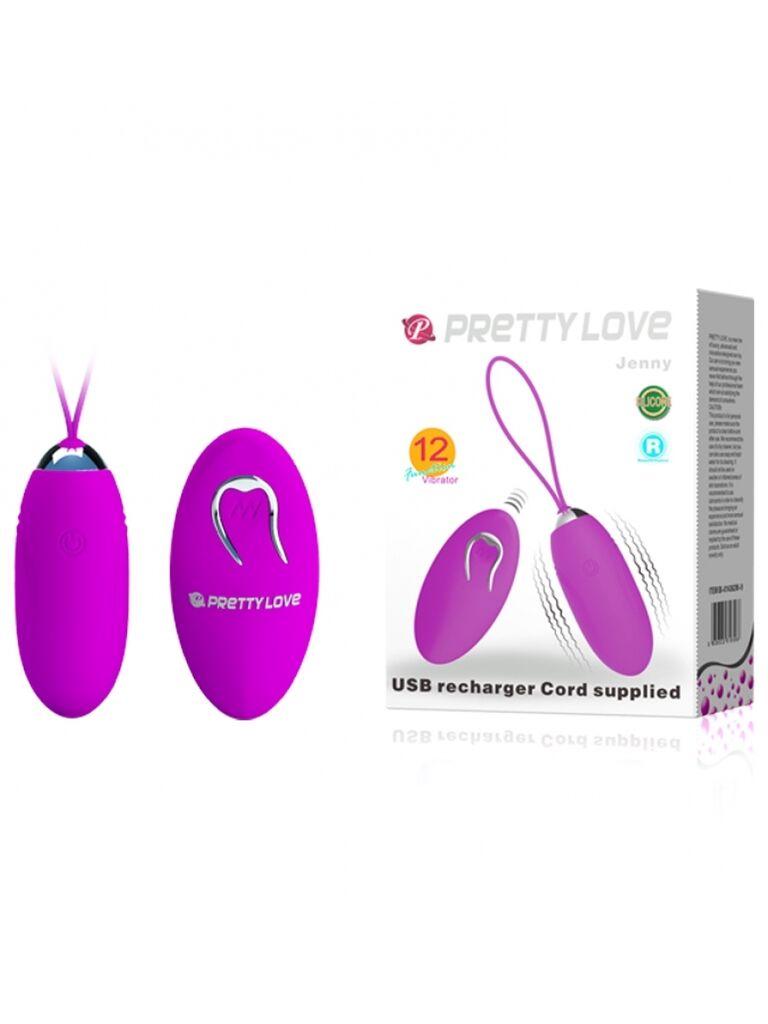 Vibro jaje Pretty Love Jenny, 7cm, Ljubičasto