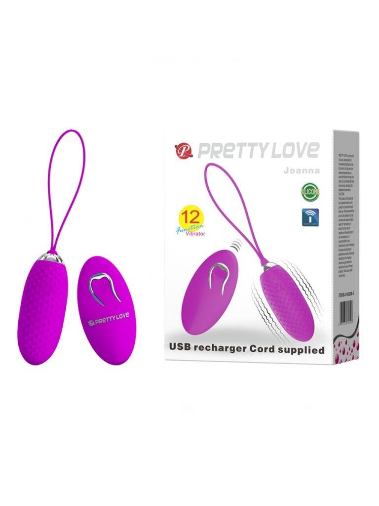 Vibro jaje Pretty Love Joanna, 7.2cm, Ljubičasto