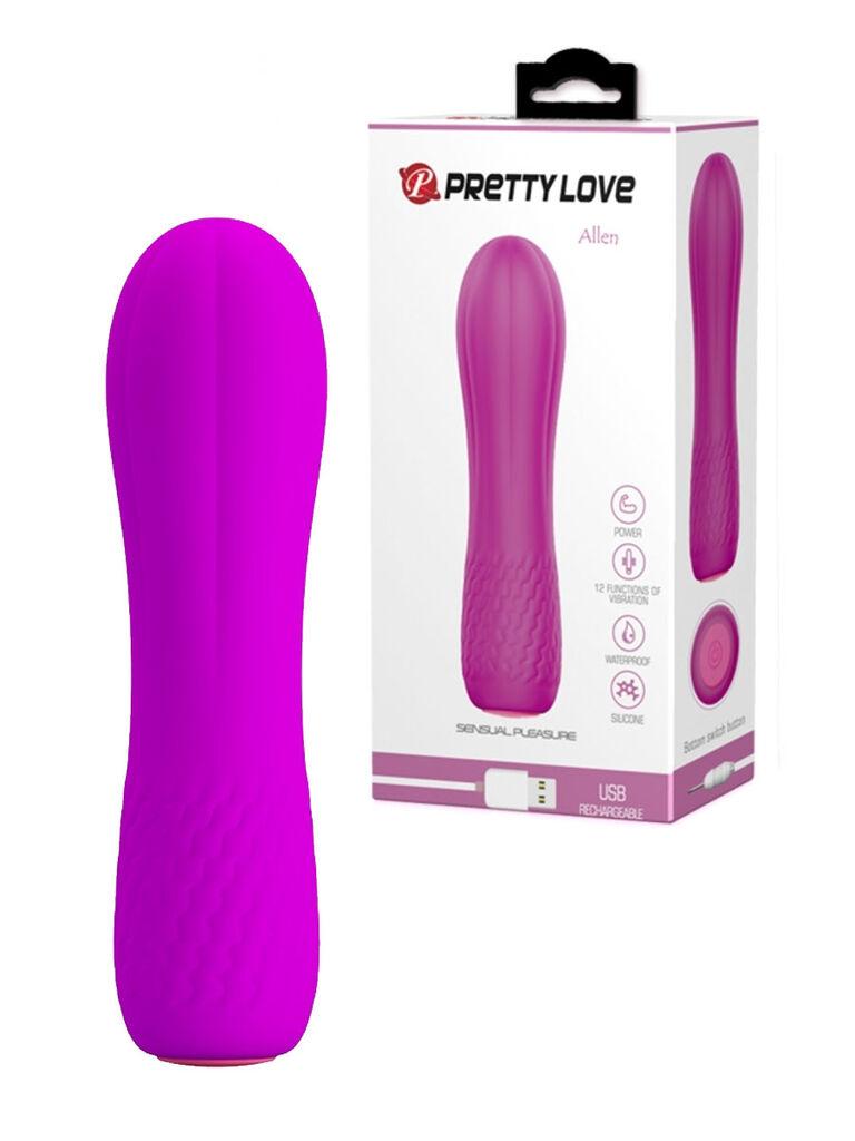 Vibrator Pretty Love Allen, 11.6cm, Ljubičasti