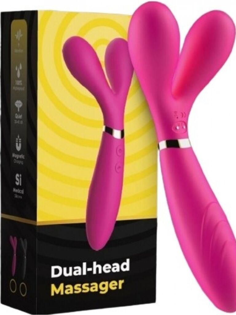 Vibrator Y Wand, 19.2cm, Roze