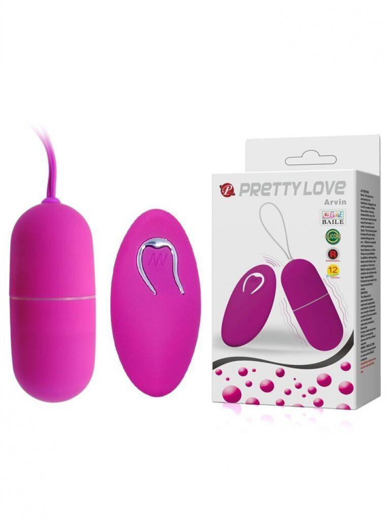 Vibro jaje Pretty Love Arvin, 7cm, Ljubičasto