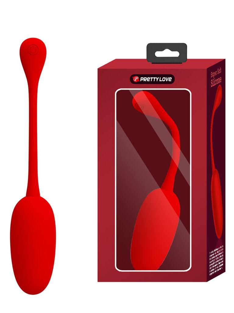 Vibro jaje Pretty love Knucker, 18.6cm, Crveni