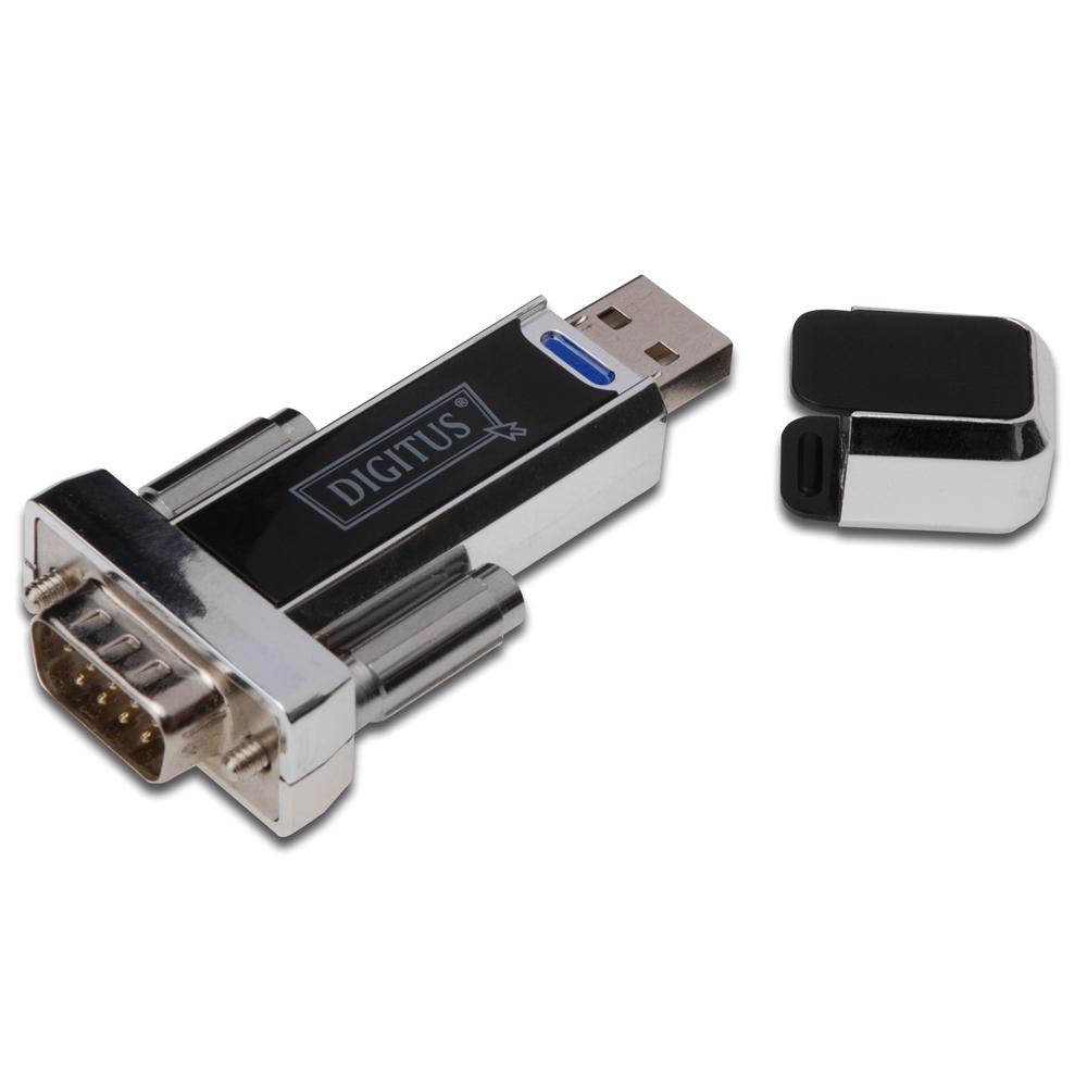 Digitus Serijski port adapter USB na RS232, Crni