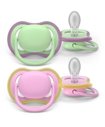 Philips Avent Varalica Air, 6-18m, 2 kom, Roze/Mint
