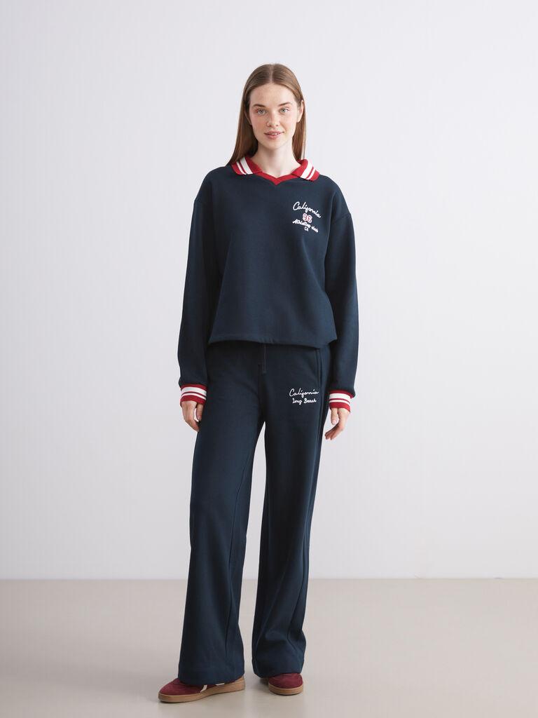 LC Waikiki Ženski duks W5I924Z8-YZA, Teget