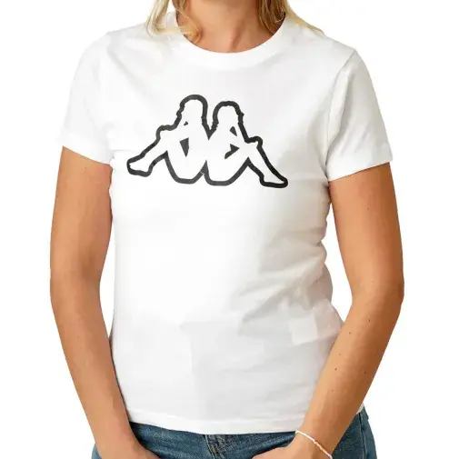Kappa Ženska majica kratkih rukava Logo Bram, Bela