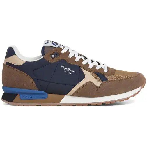 Pepe Jeans Muške patike brit colors, Krem