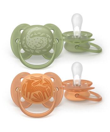 Philips Avent Varalica Soft, 18m+, 2 kom, Zelena/Narandžasta