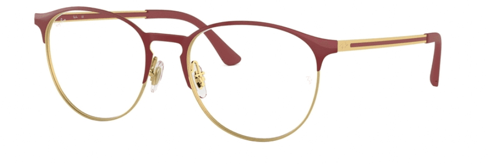 Ray-Ban Okvir za naočare 0RX6375 298253, Ženski, Crveni