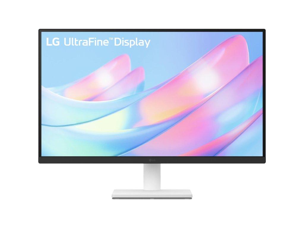 LG monitor 27US500-W 27"/IPS/3840x2160/60Hz/5ms GtG/HDMIx2,DP/VESA/crno bela