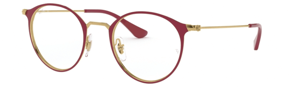 Ray-Ban Okvir za naočare 0RX6378 302847, Ženski, Crveni