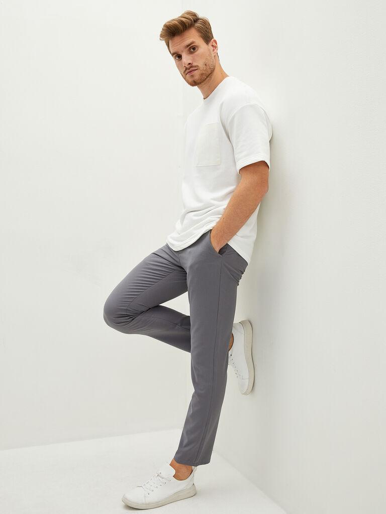 LC Waikiki Muške pantalone W11992Z8-GYS, Sive